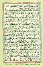 Learn Quran with Tajweed Juz 07 Page 119