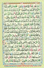 Learn Quran with Tajweed Juz 07 Page 121