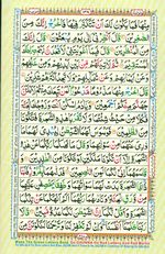 Learn Quran with Tajweed Juz 08 Page 138